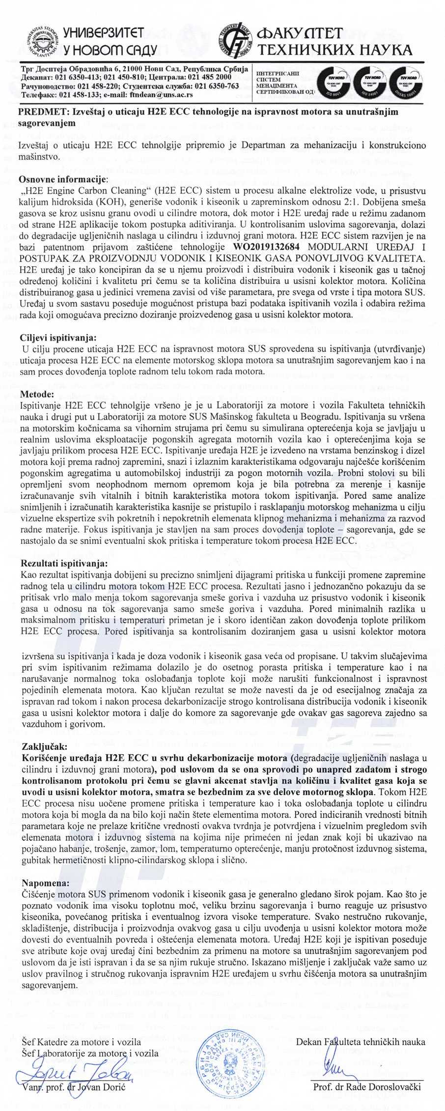 Izduvni Gasovi Tehnički Pregled Izduvni Gasovi Tehnički Pregled